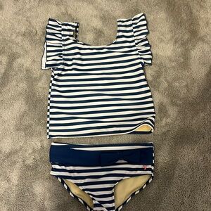 PINK CHICKEN girls bathing suit size 10